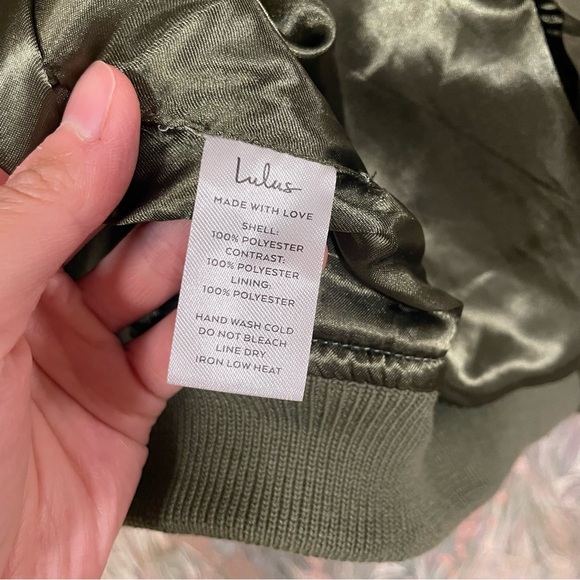 Lulus Style Expedition Olive Green Quilted Bomber Jacket - Picture 7 of 11